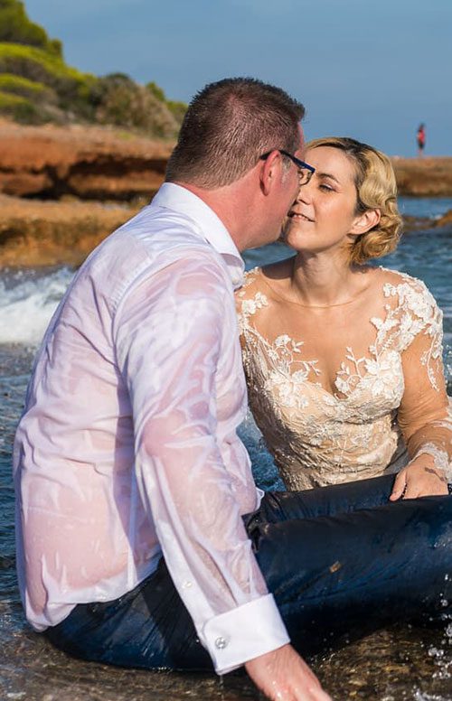 Postboda en la playa Lorenzo y Sofía